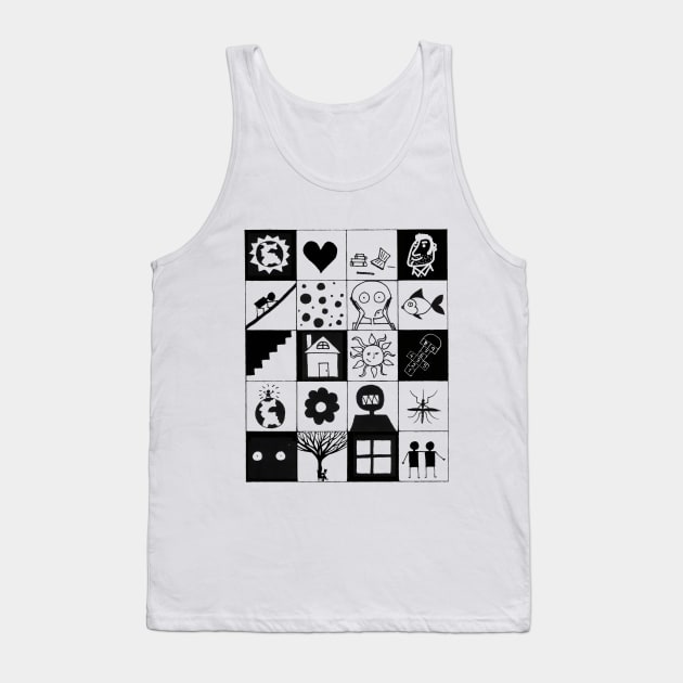 Brave New World: A Design with Original Drawing Tank Top by DStudioArt
